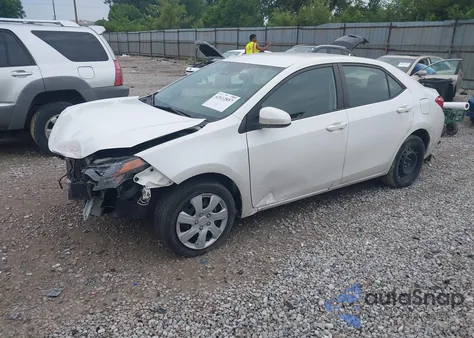 2017 Toyota Corolla Le z USA, uszkodzony, nr VIN 2T1BURHE6HC871696